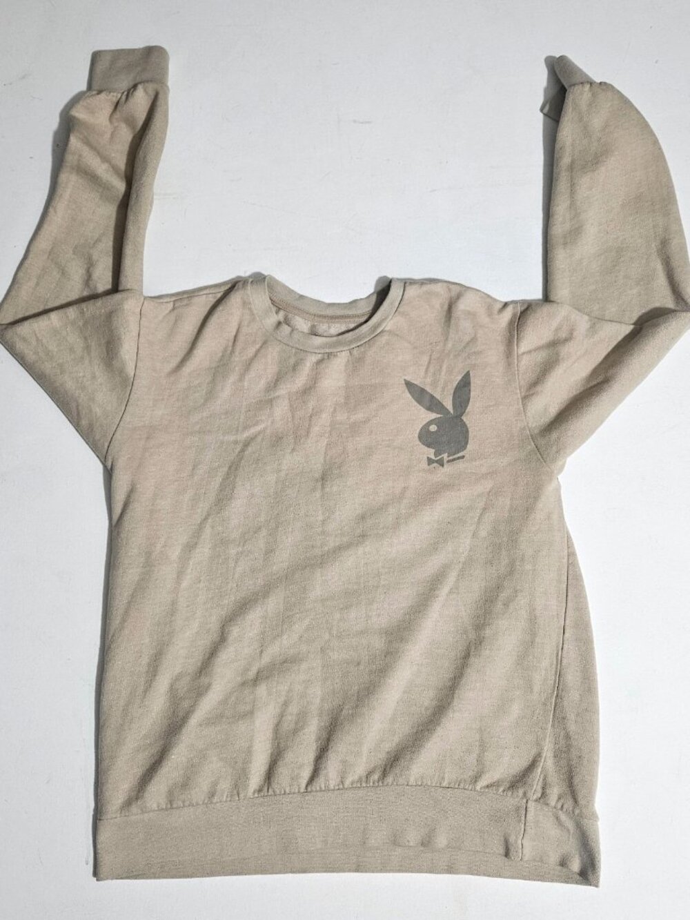 Playboy Pacsun Men's Pullover Crewneck Bunny Graphic Sweatshirt SZ Medium *Flaw*
